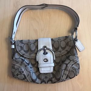 Authentic vintage Coach small shoulder bag.